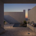 Black Axolight Float LED Floor Lamps Outdoors