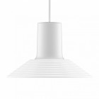 Zero Compose Pendant with Glass Shade Large White White