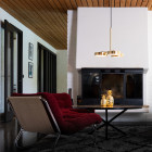 RUBN James LED Chandelier Lifestyle Lounge