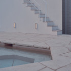 Santa & Cole Estadio Singular LED Wall Light Lifestyle Poolside