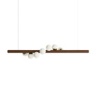 Hollis + Morris Willow Horizontal Pendant - Large, Walnut