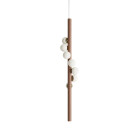 Hollis + Morris Willow Vertical Pendant - Large Walnut