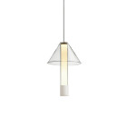 Marset Fragile 16 LED Pendant White - Cone