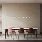 KDLN Dew 1 LED Suspension Above Dining Table