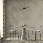 Axolight Hoops LED Suspension Black 2 Above Table