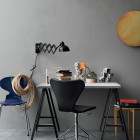 Black Fritz Hansen Kaiser Idell 6718-W Scissor Wall