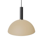 Ferm Living Collect High Socket Pendant Dome Black Cashmere