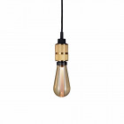 Buster + Punch Hooked 1.0 Nude Pendant - Brass with Gold Bulb