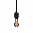 Buster + Punch Heavy Metal Pendant - Black with Smoked Bulb