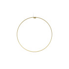 Panzeri Zero Round Vertical LED Pendant 75 Brass