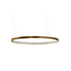 Panzeri Zero Round Horizontal LED Pendant 75 Bronze