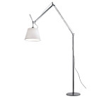 Artemide Tolomeo Mega Floor Lamp 36 Aluminium Parchment