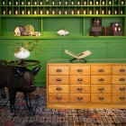 Moooi Pig Table in Hospitality Setting