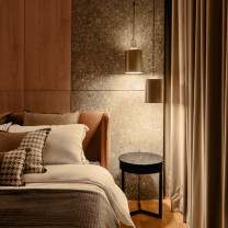 Lodes JIM Cylinder Pendant at Bedside