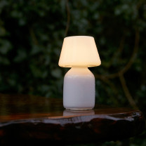HAY Apollo Portable Table Lamp at Night