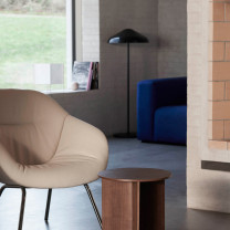 HAY Pao Steel Floor Lamp Black in Living Room