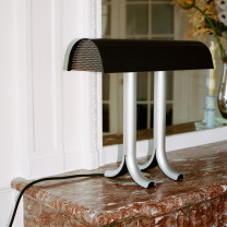 HAY Anagram Table Lamp Iron Black on Mantle
