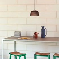 Smoked Grey HAY Brim Pendant