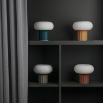 Green, Mustard, Grey and Terracotta AGO Mozzi LED Portable Lamps