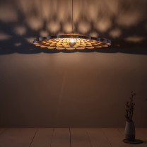 Tom Raffield Arame Pendant Illuminated
