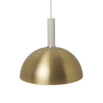 Ferm Living Collect Brass Pendant Dome High Grey