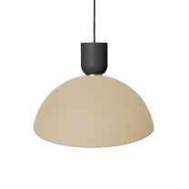 Ferm Living Collect Bell Socket Pendant Disc Black Cashmere