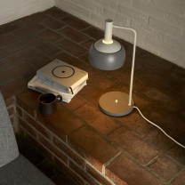 Louis Poulsen FJ Elements Table Lamp Grey on Desk