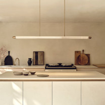 J. Adams & Co Strata 1200 Pendant Above Kitchen Island