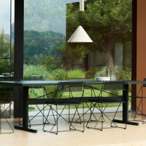 HAY Compass Adjustable Pendant Lifestyle Dining Table 4