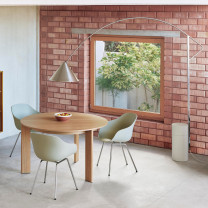HAY Compass Floor Lamp Beside Table