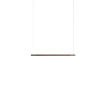 Hollis + Morris Bennington LED Horizontal Pendant - 4ft, Walnut