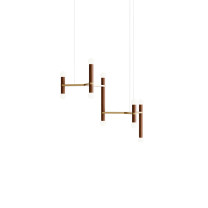 Hollis + Morris Molecule Chandelier - 2Y, Walnut/Brass