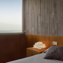 a-emotional light Table Lamp on bedside table