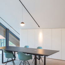 Black Flos String Light Sphere LED Pendant