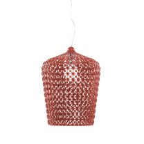 Kartell Kabuki Pendant Light Burgundy