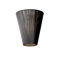 Northern Oslo Wood Floor Lamp Black Shade