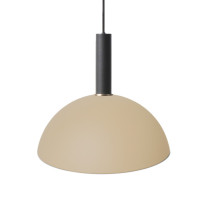 Ferm Living Collect High Socket Pendant Dome Black Cashmere