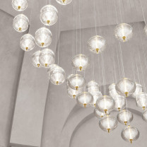 Lodes Jefferson LED Pendant From Below