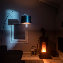 Black Foscarini Twiggy Elle LED Floor Lamp