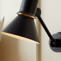 Anglepoise Type 80 W2 Wall Lamp Matte Black Close up