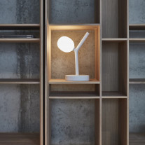 Brokis Ivy Battery Table Lamp Lifestyle Shelving