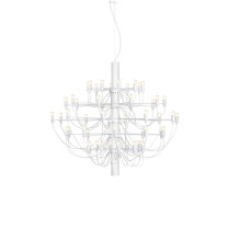 Flos 2097/50 Chandelier - White / Frosted Bulbs