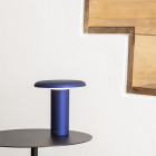 Blue Artemide Takku LED Portable Table Lamp