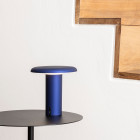Artemide Takku LED Portable Table Lamp Lifestyle Table