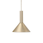 Ferm Living Collect Brass Pendant Cone High Cashmere