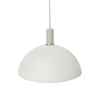Ferm Living Collect Low Socket Pendant Dome Grey White