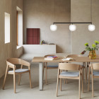 Muuto Rime Rail Lamp - Black in dining room