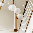 Light Oak Hollis + Morris Willow Vertical Pendant