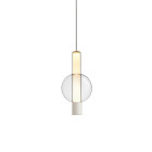 Marset Fragile 16 LED Pendant White - Sphere