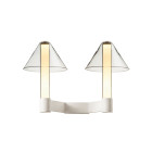 Marset Fragile A2 Wall Light White - Cone